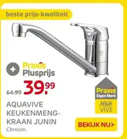 Praxis AQUAVIVE KEUKENMENG-KRAAN JUNIN aanbieding