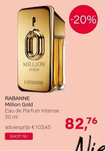 Pour Vous Million Gold aanbieding