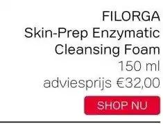 Pour Vous FILORGA Skin-Prep Enzymatic Cleansing Foam aanbieding