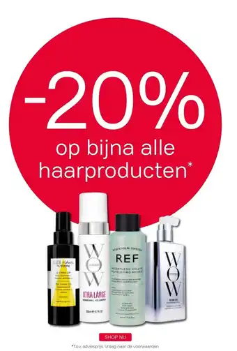 Pour Vous -20% op bijna alle haarproducten aanbieding