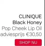 Pour Vous CLINIQUE Black Honey aanbieding