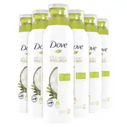 Plein.nl 6x Dove Shower Foam Coconut Oil 200 aanbieding