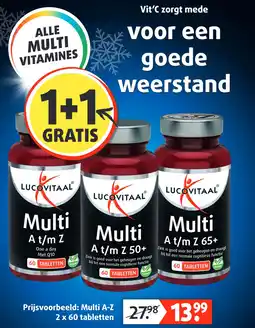 Lucovitaal ALLE MULTI VITAMINES aanbieding