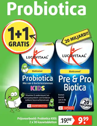 Lucovitaal Probiotica aanbieding