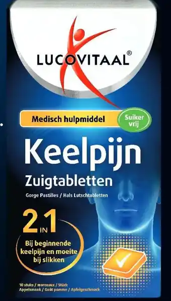 Lucovitaal Keelpijn Zuigtabletten aanbieding