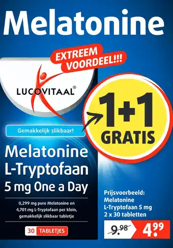 Lucovitaal Melatonine aanbieding