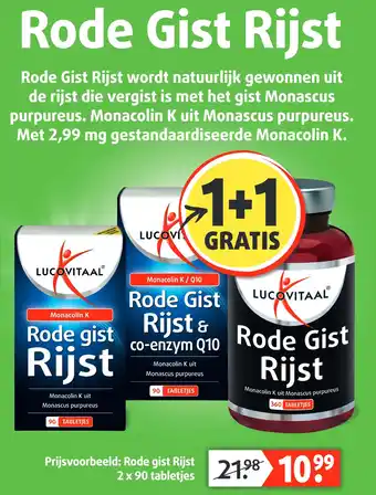 Lucovitaal Rode Gist Rijst aanbieding