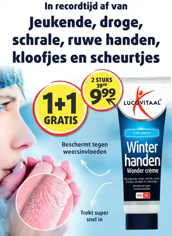 Lucovitaal Winter handen Wonder crème aanbieding