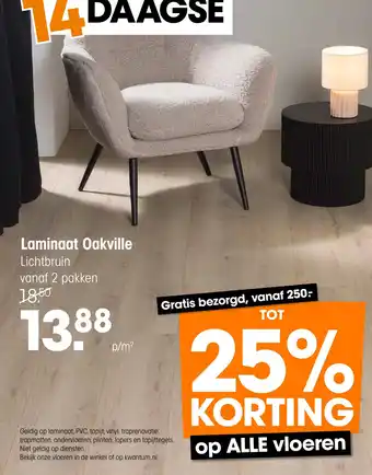 Kwantum Laminaat Oakville aanbieding