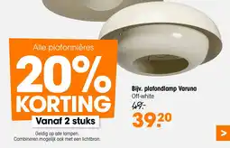 Kwantum Plafondlamp Varuna aanbieding