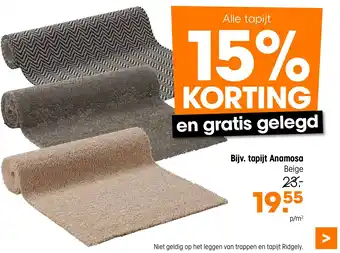 Kwantum Alle tapijt aanbieding