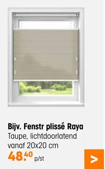 Kwantum Fenstr plissé Raya aanbieding