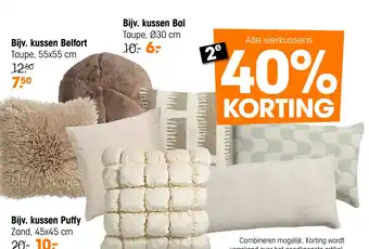 Kwantum Alle sierkussens aanbieding