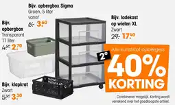 Kwantum Alle kunststof opbergers aanbieding