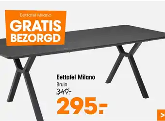 Kwantum Eettafel Milano aanbieding