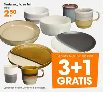 Kwantum Servies Ava, Ivo en Bert aanbieding