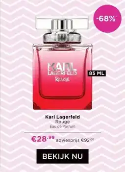 ICI Paris XL Karl Lagerfeld Rouge Eau de Parfum aanbieding