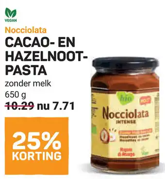 Ekoplaza Nocciolata cacao en hazelnootpasta aanbieding