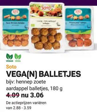 Ekoplaza Soto vega balletjes aanbieding