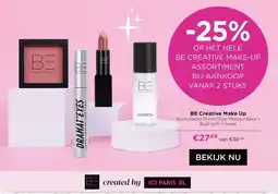 ICI Paris XL -25% OP HET HELE BE CREATIVE MAKE-UP ASSORTIMENT BIJ AANKOOP VANAF 2 STUKS aanbieding