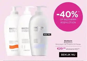 ICI Paris XL Biotherm Bodylotion aanbieding