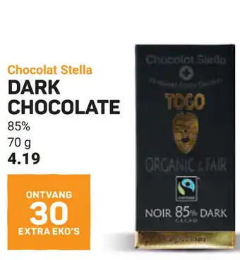 Ekoplaza Chocolat stello dark chocolate aanbieding