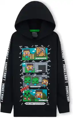 Amazon MINECRAFT Sweatshirt voor kinderen - sweatshirts voor kinderen met capuchon aanbieding