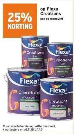 GAMMA 25% KORTING op Flexa Creations aanbieding