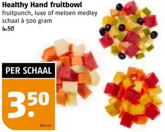 Poiesz Healthy Hand fruitbowl aanbieding