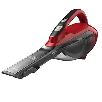 Amazon BLACK+DECKER Accuzuiger Dustbuster DVA315J, kersen, rood, 10,8 V aanbieding