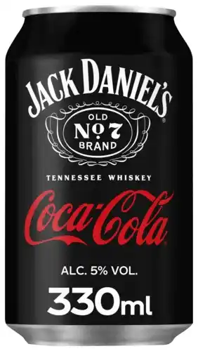 Gall & Gall Jack Daniels & Coca Cola mixcan 33CL Mixen aanbieding