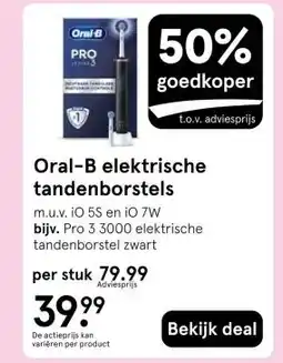 Etos Oral-B elektrische tandenborstels aanbieding