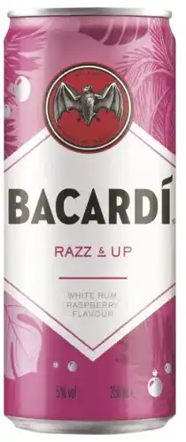 Gall & Gall Bacardi Razz&Up Blik 25CL Mixen aanbieding