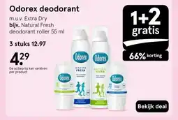 Etos Odorex deodorant aanbieding