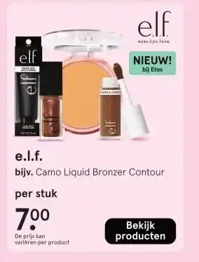 Etos e.l.f. aanbieding