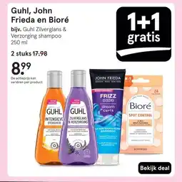 Etos Guhl, John Frieda en Bioré aanbieding