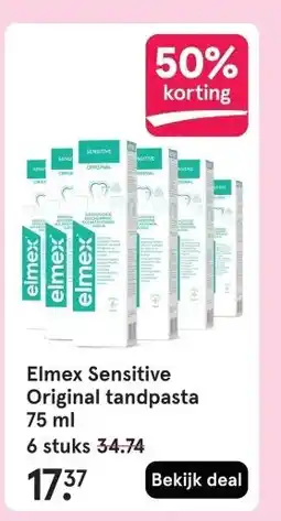 Etos Elmex Sensitive Original tandpasta aanbieding