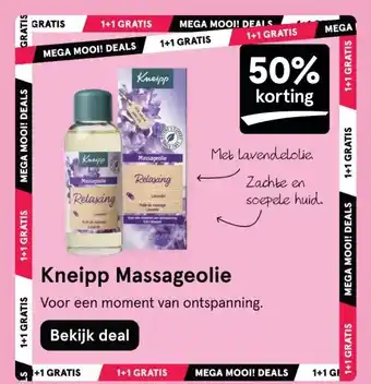 Etos Kneipp Massageolie aanbieding