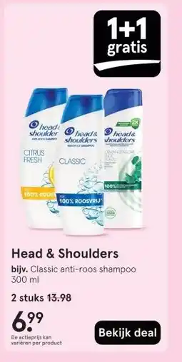 Etos Head & Shoulders aanbieding