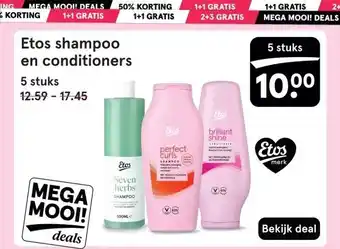 Etos Etos shampoo en conditioners aanbieding