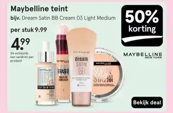 Etos Maybelline teint aanbieding