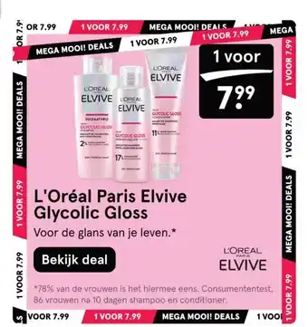 Etos L'Oréal Paris Elvive Glycolic Gloss aanbieding