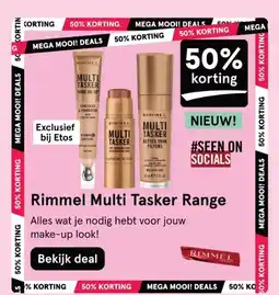 Etos Rimmel Multi Tasker Range aanbieding