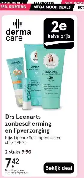 Etos Drs Leenarts zonbescherming en lipverzorging aanbieding