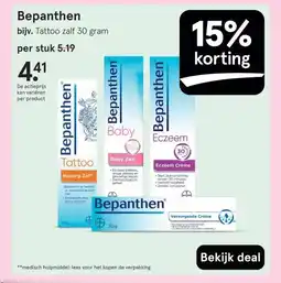 Etos Bepanthen aanbieding