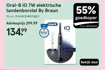 Etos Oral-B iO 7W elektrische tandenborstel By Braun aanbieding