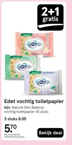 Etos Edet vochtig toiletpapier aanbieding