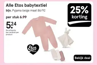 Etos Alle Etos babytextiel aanbieding