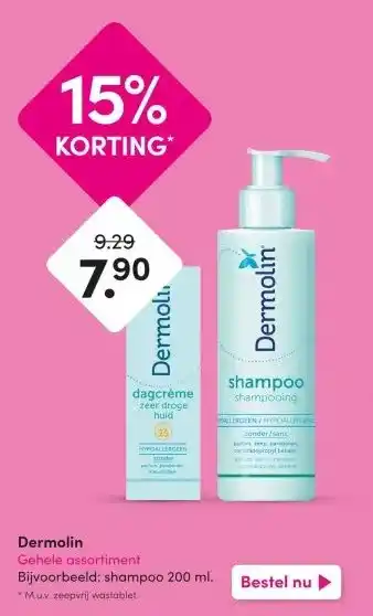 DA Dermolin Gehele assortiment aanbieding