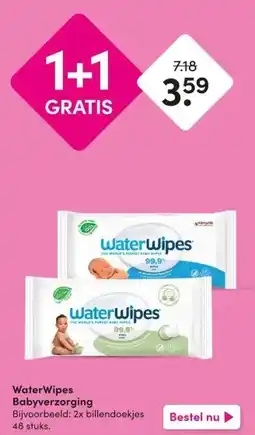 DA WaterWipes Babyverzorging aanbieding